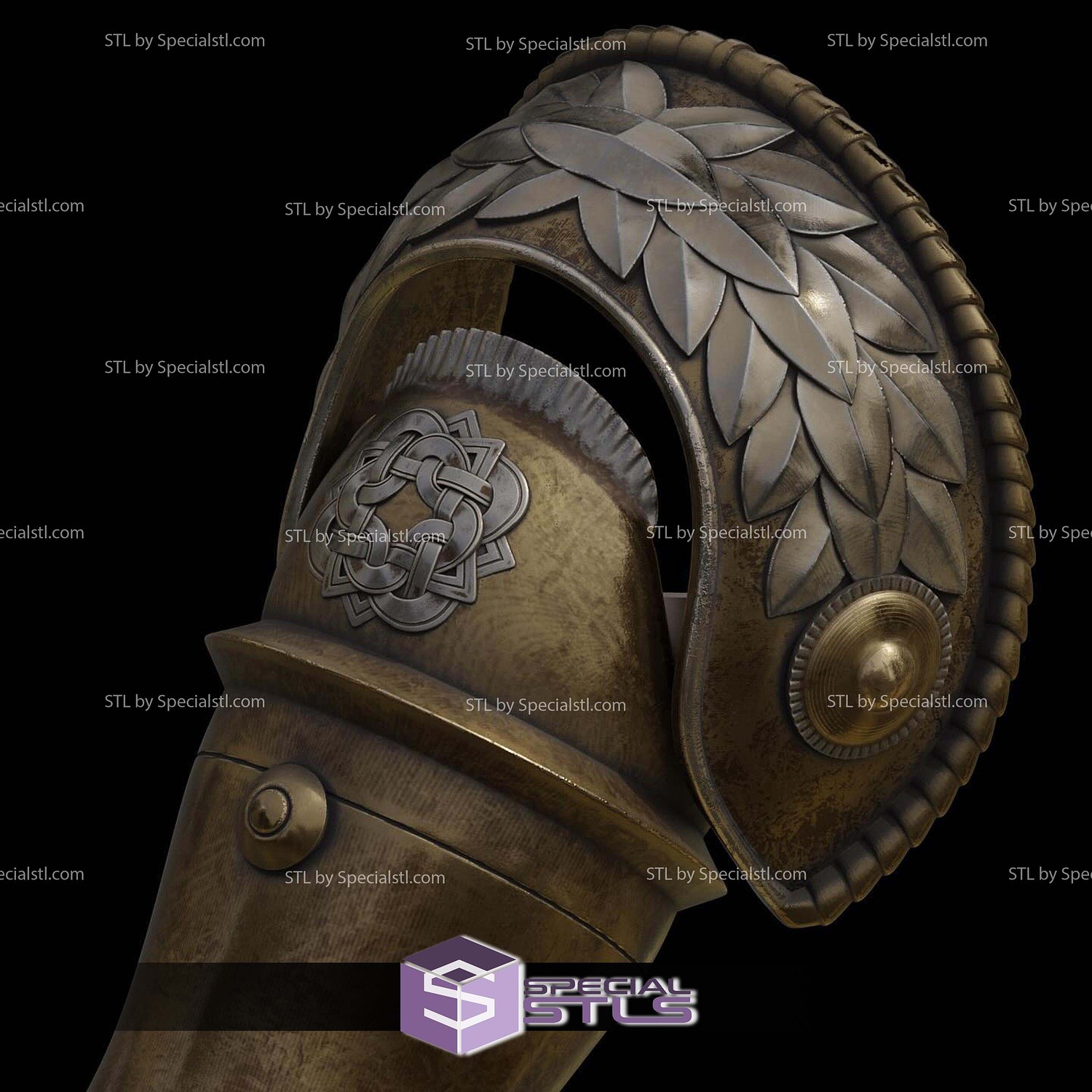 Cosplay STL Files Articulated Malenia Prosthesis 3D Model — view 4