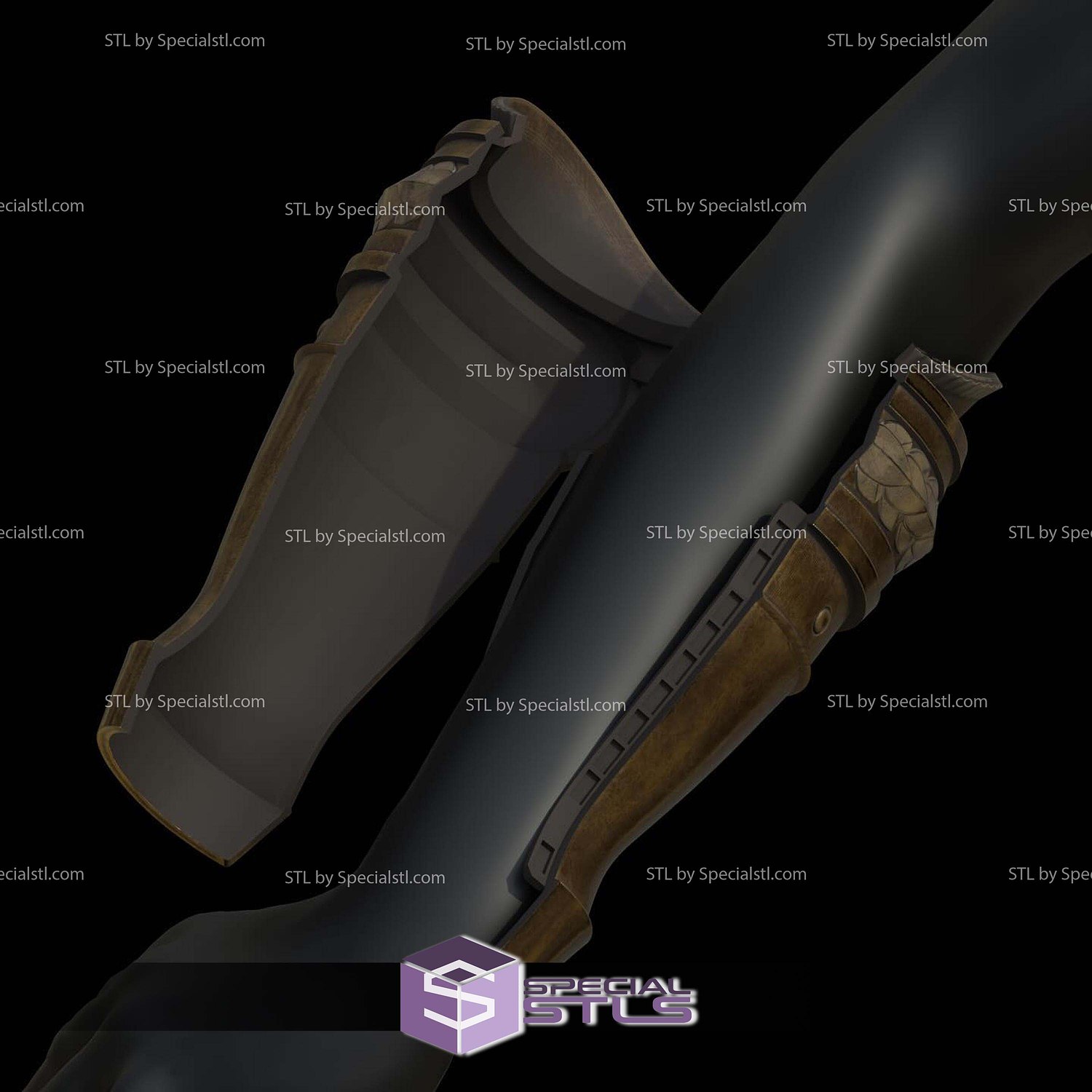 Cosplay STL Files Articulated Malenia Prosthesis 3D Model — view 8