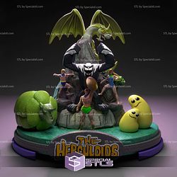 Herculoids Epic Diorama 3D Printing Models STL Model