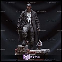 Punisher Frankcastle Chasing STL Files 3D Model