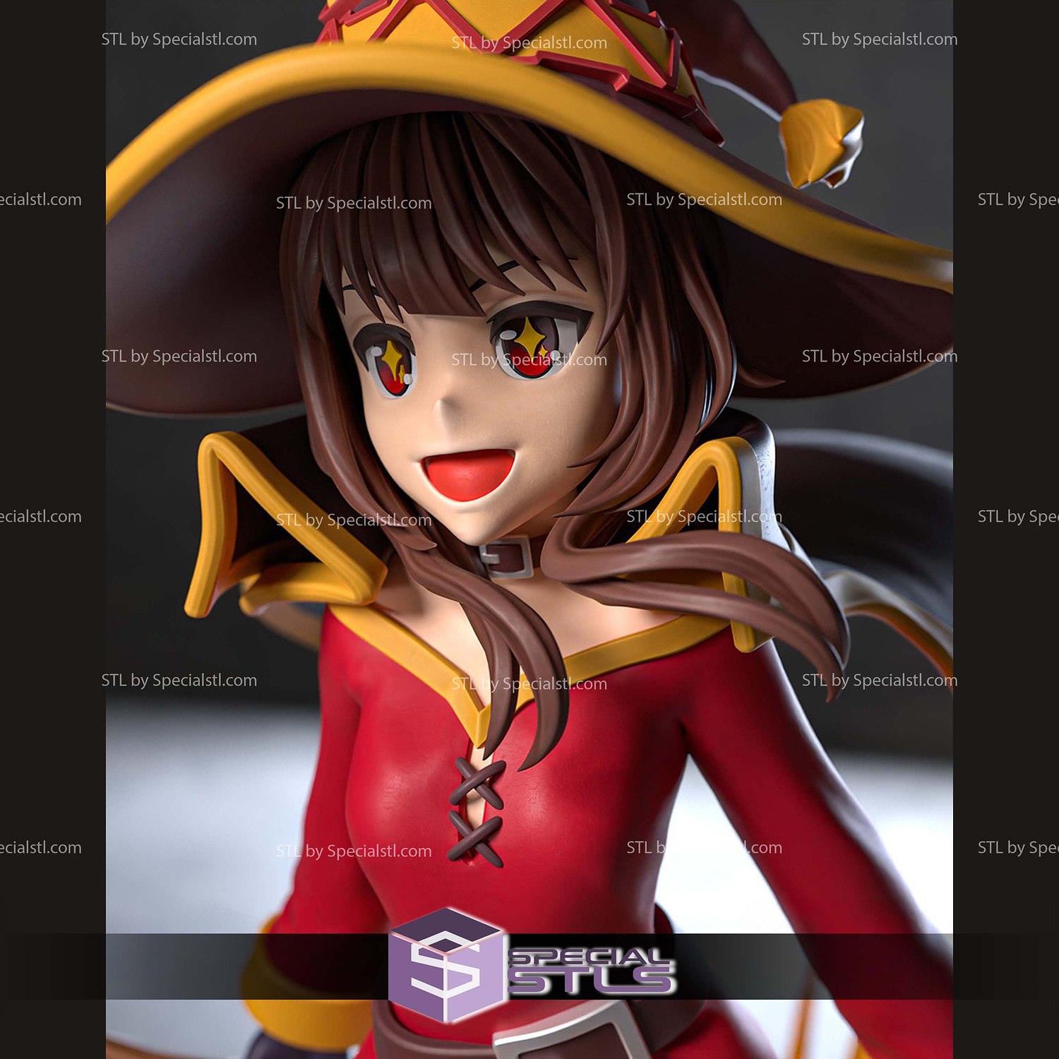 Megumin Explosion Base 3D Printer Files STL Model — view 2