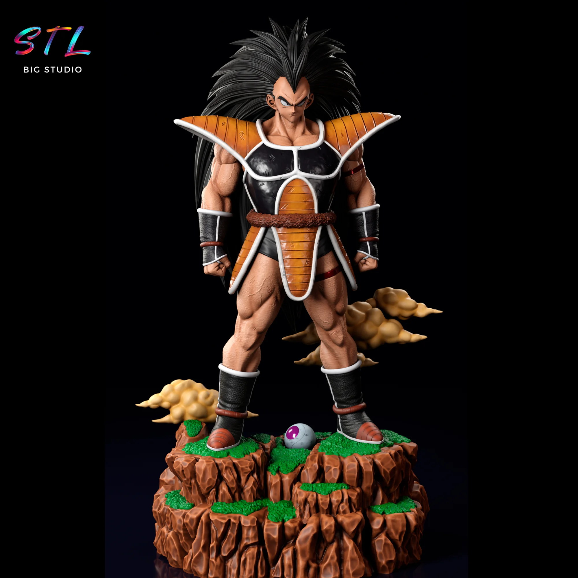 Raditz STL | Dragon Ball | 3D Printing Figure Model