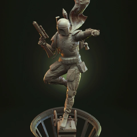 Boba Fett 1983 3D Printer Files | Assembly STL Model