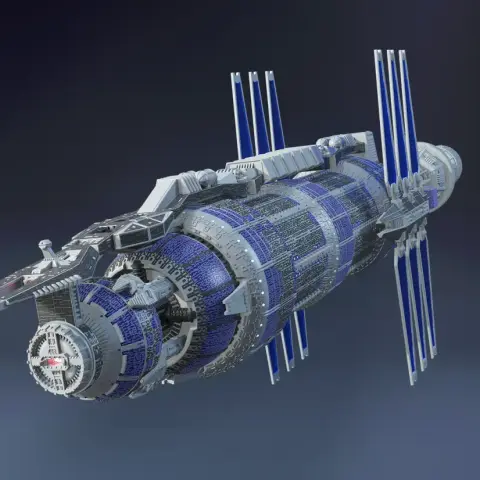 Babylon 5 Station 3D Printer Files | Assembly STL Model