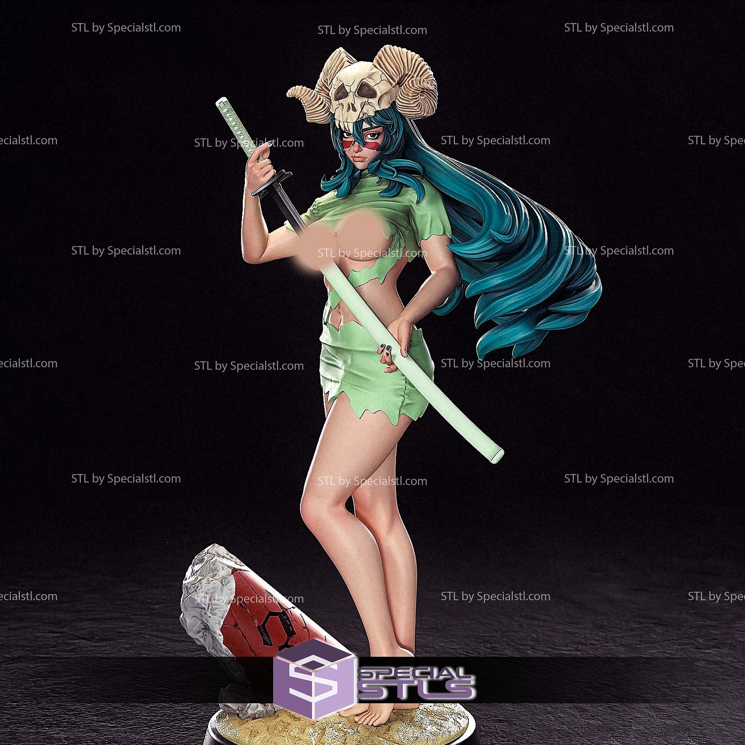 Nelliel Tu Odelschwanck Super Attractive 3D Print Files STL Model — view 2