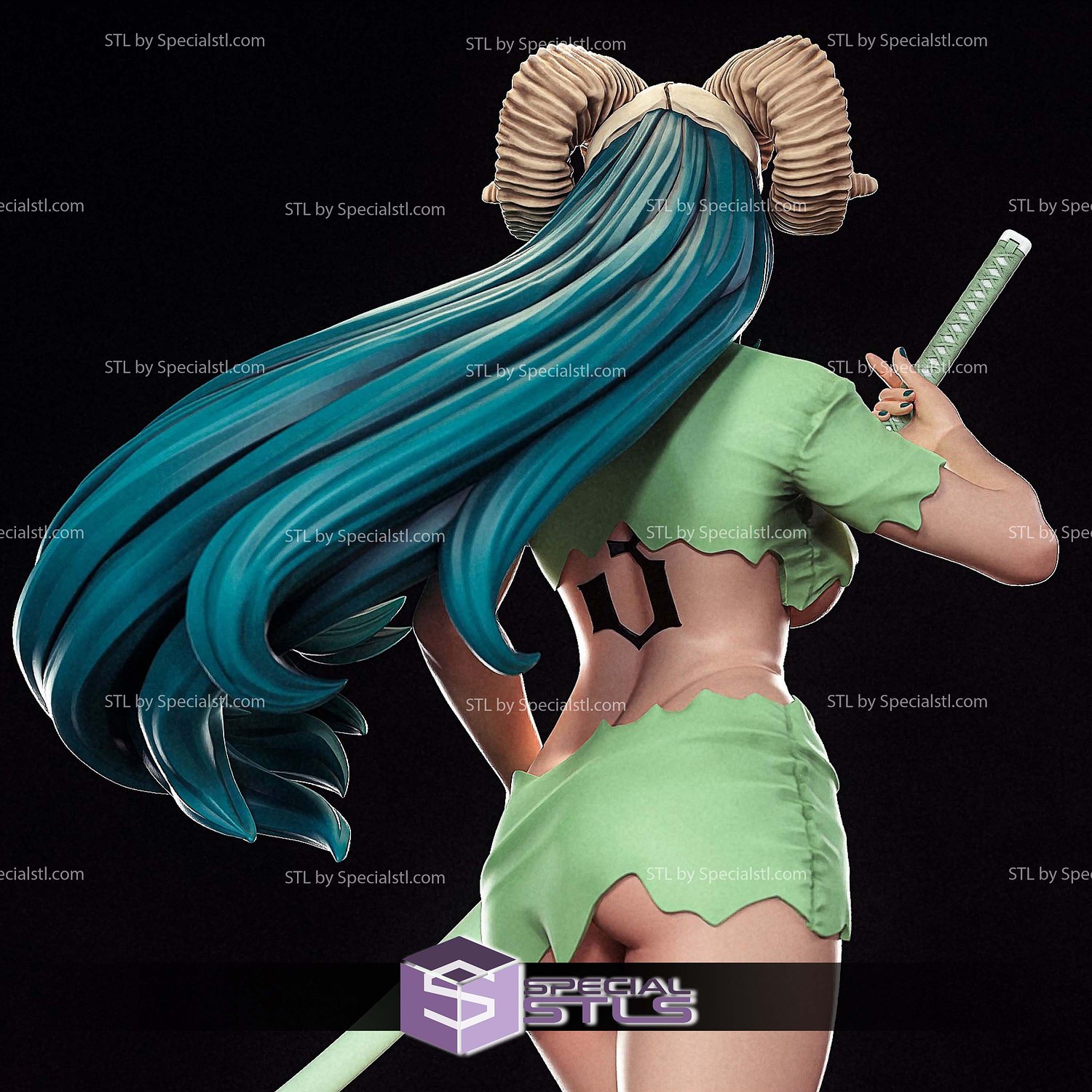 Nelliel Tu Odelschwanck Super Attractive 3D Print Files STL Model — view 3