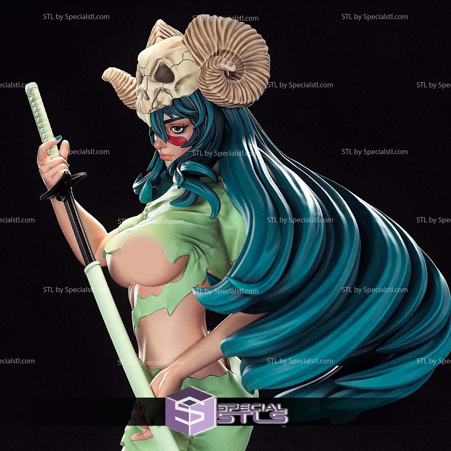 Nelliel Tu Odelschwanck Super Attractive 3D Print Files STL Model — view 4