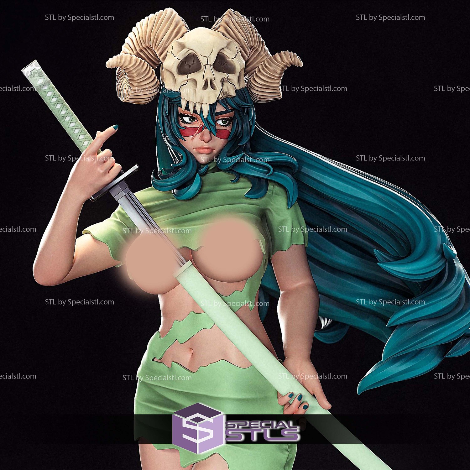 Nelliel Tu Odelschwanck Super Attractive 3D Print Files STL Model — view 5