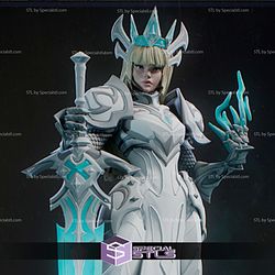 Magik Marvel Rivals Bust STL Files 3D Model
