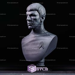 Mr Spock Bust V2 3D Printer Files STL Model