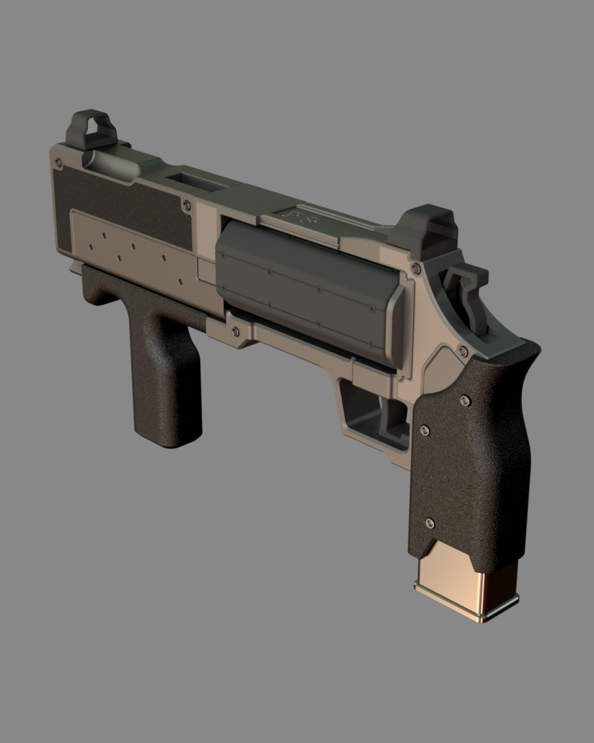 Hailstorm Ordnance Call of Duty Infinity warfare 3D STL Model