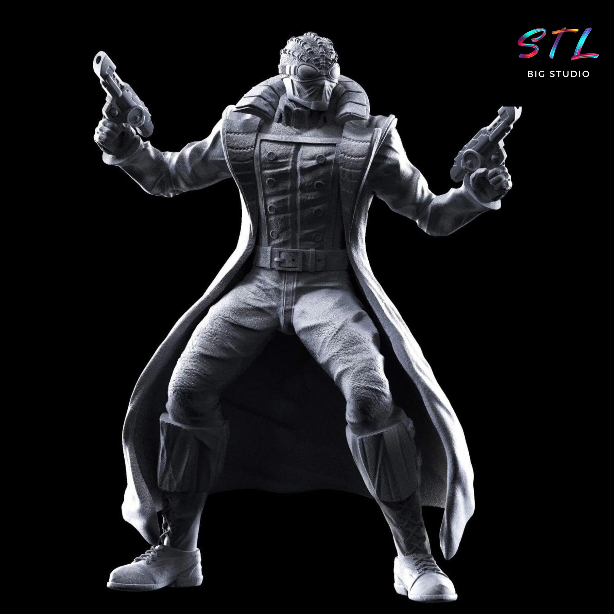 Spider-Man Noir STL | 3D Printable Marvel Figure Model