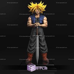 Future Trunks Stand with Sword 3D Printer Files STL Model