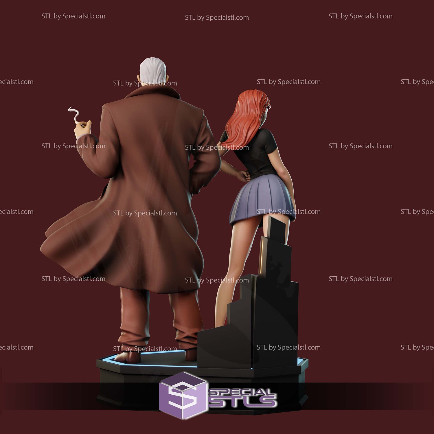 James Gordon Barbara Batgirl Animated Series 3D Printer Files STL Model — view 2