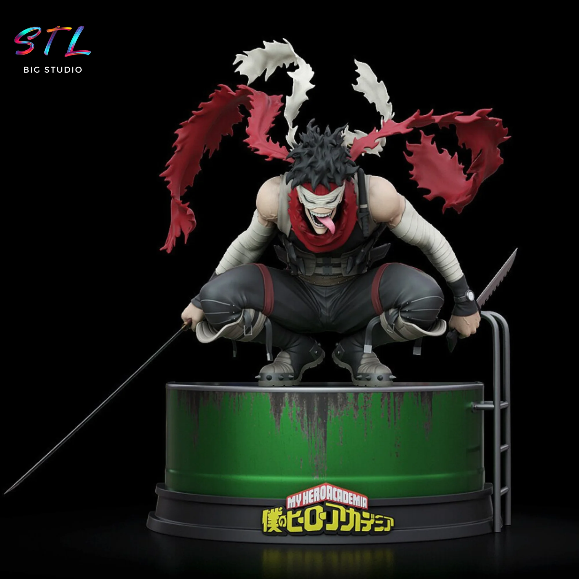 Stain STL (Chizome Akaguro) | My Hero Academia | 3D Printable Figure Model