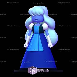 Super Basic STL - Sapphire Steven Universe 3D Model