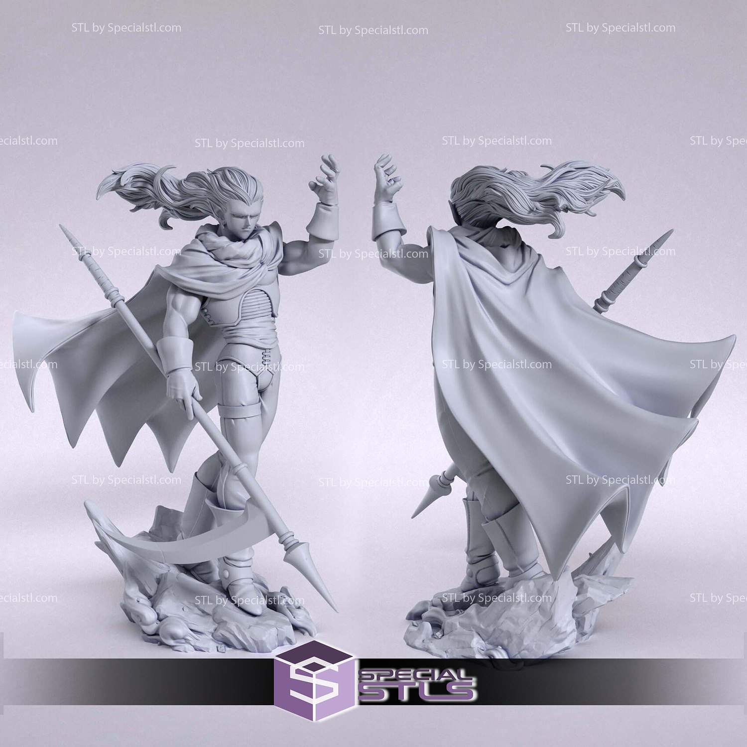 Magus Chrono Trigger STL Files 3D Model — view 2