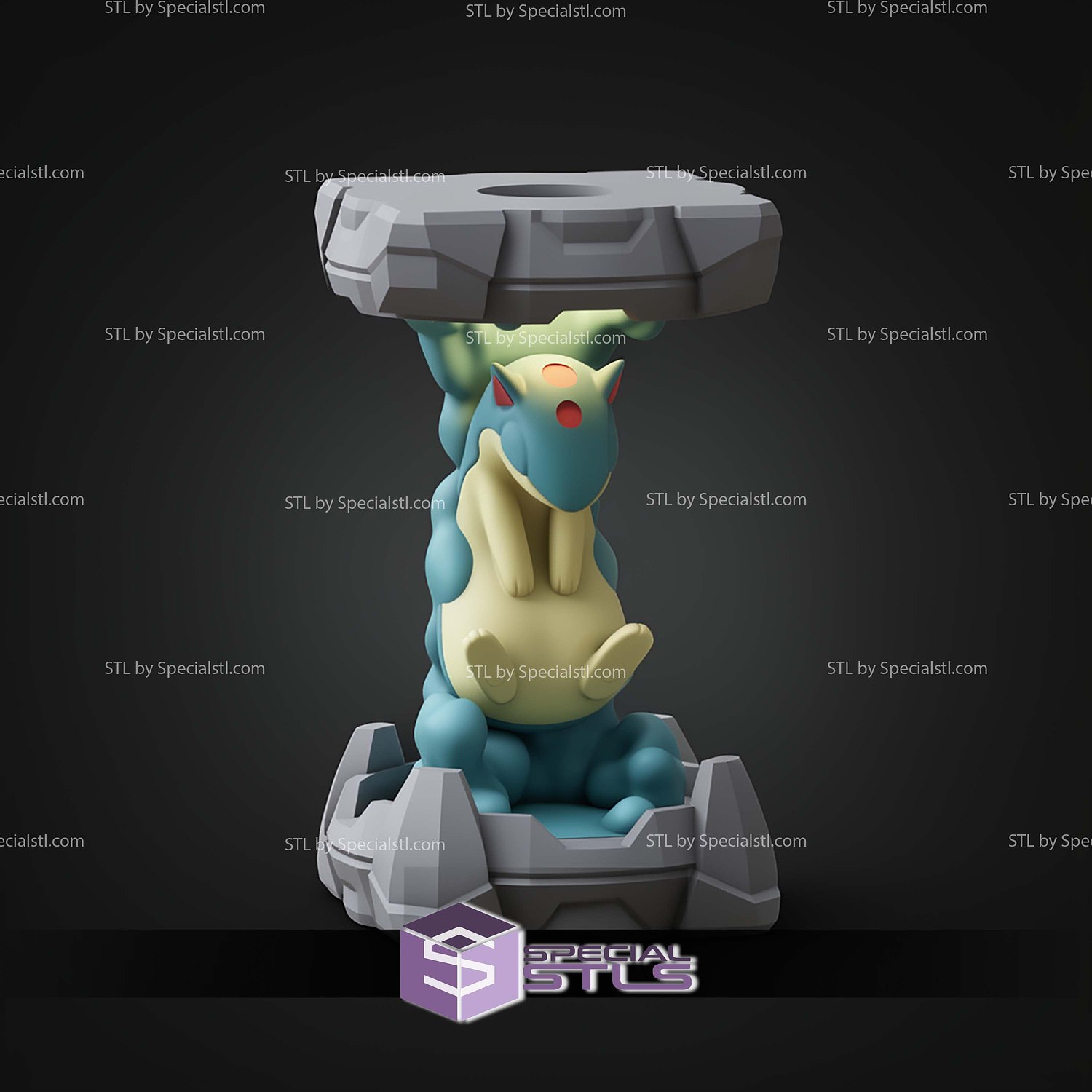 Pokemon Clone Lab Colletion Quilava STL Files 3D Model — view 5