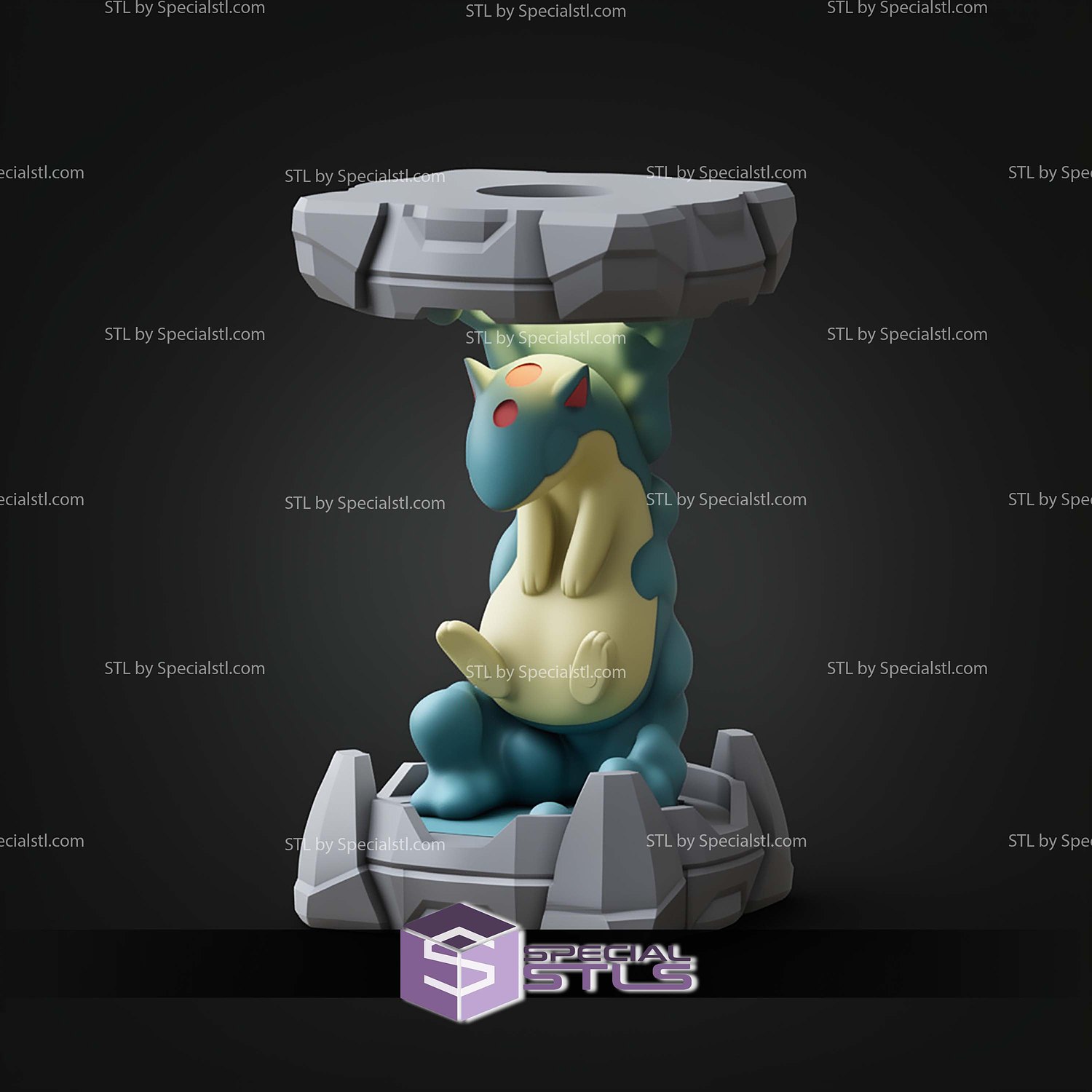 Pokemon Clone Lab Colletion Quilava STL Files 3D Model — view 6