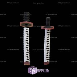 Cosplay STL Files Tomioka Pool Noodle Sword 3D Model