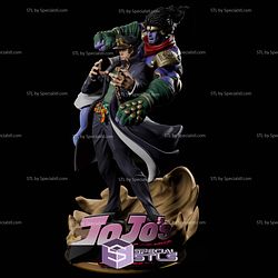 Jotaro Kujo and Star Platinum V2 3D Printer Files STL Model