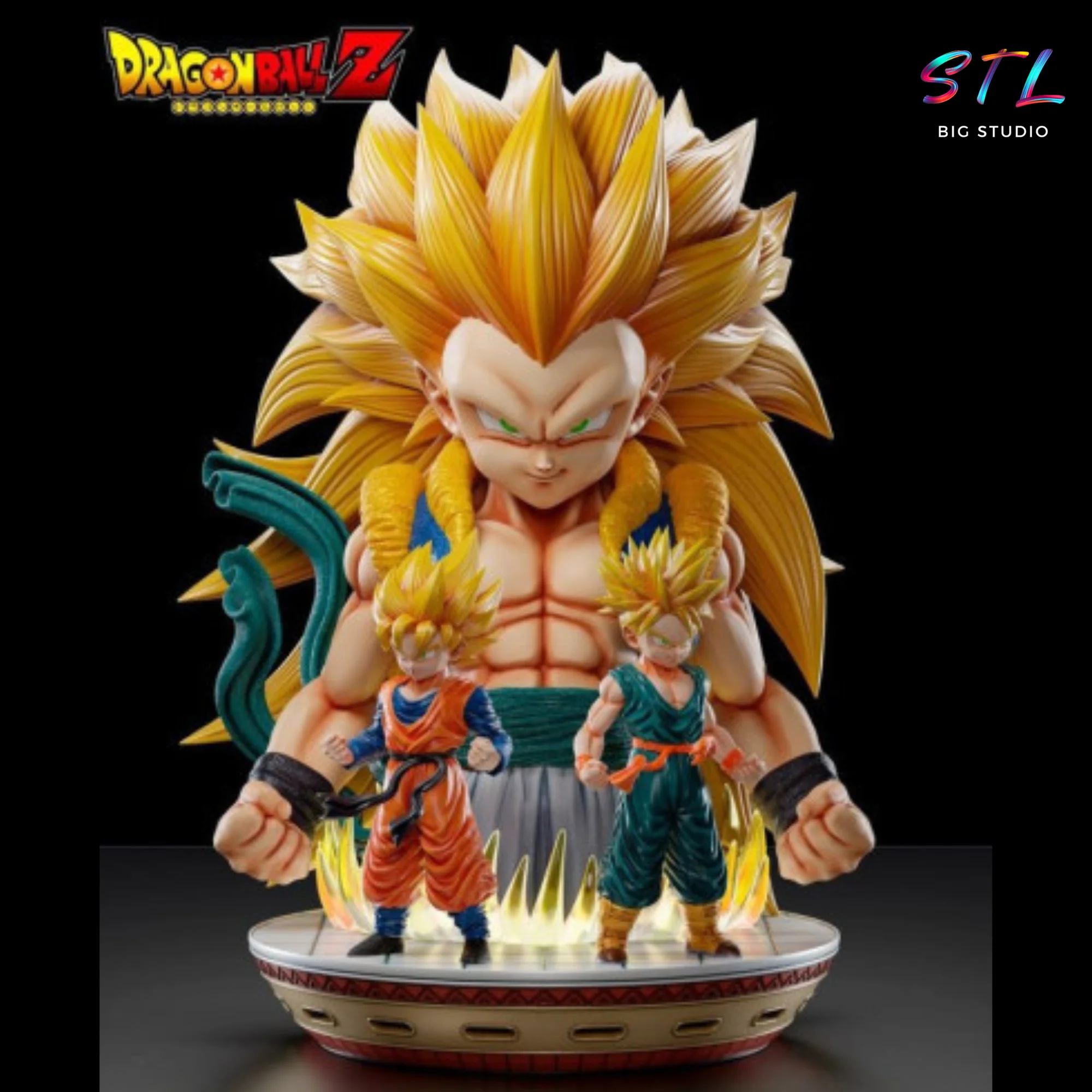 Gotenks Diorama STL | Dragon Ball Z | 3D Printable Model Model