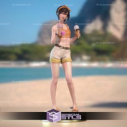 Yuffie Ice Cream Final Fantasy 3D Printer Files STL Model