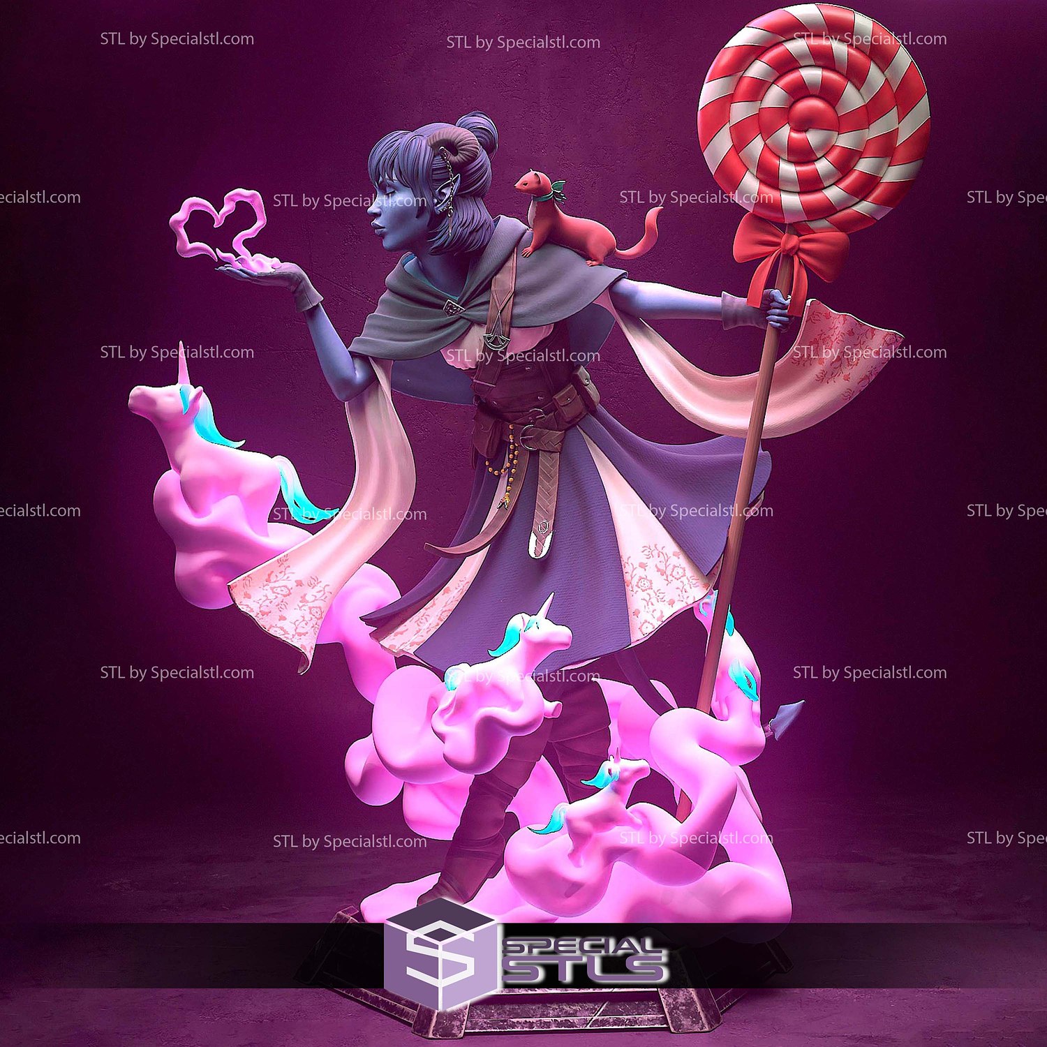Jester Critical Role 3D Print Files STL Model — view 3