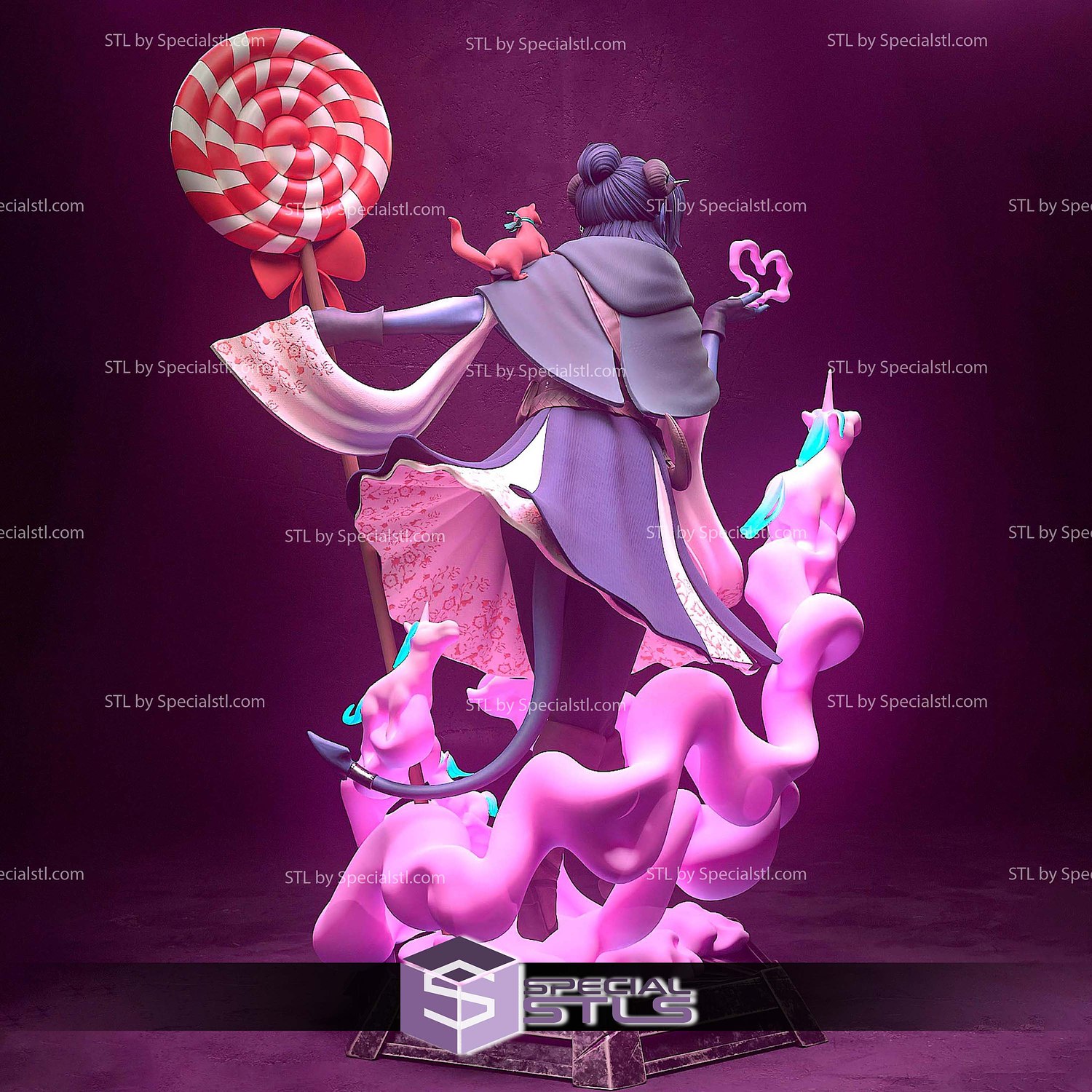 Jester Critical Role 3D Print Files STL Model — view 4
