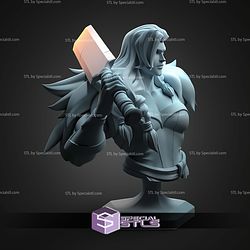Yasha Nydoorin Bust 110mm STL Files 3D Model