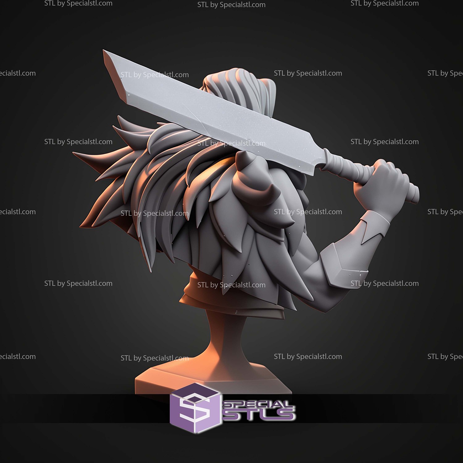 Yasha Nydoorin Bust 110mm STL Files 3D Model — view 5