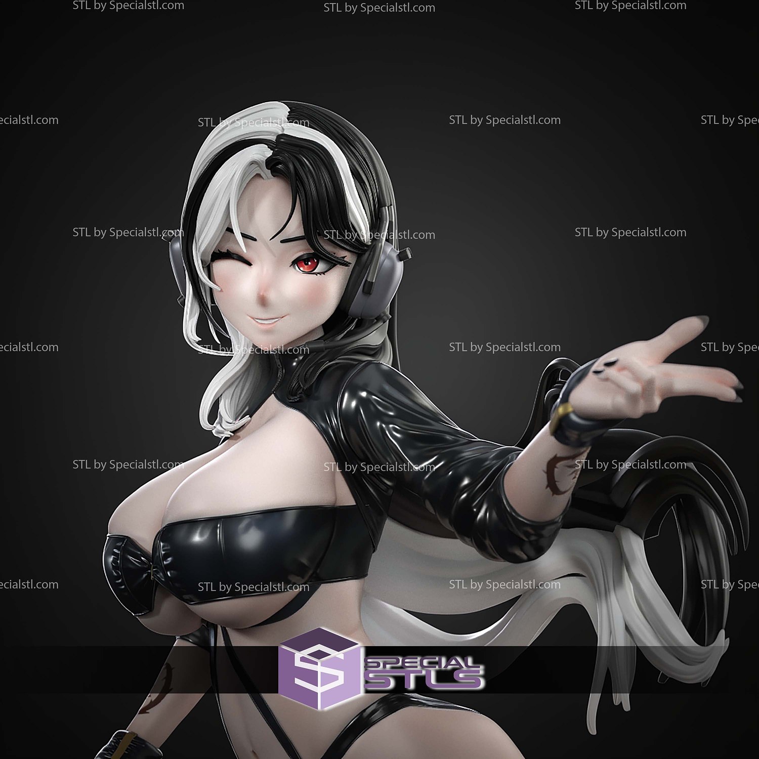 Rosanna Race Queen Nikke 250mm STL Files 3D Model — view 2