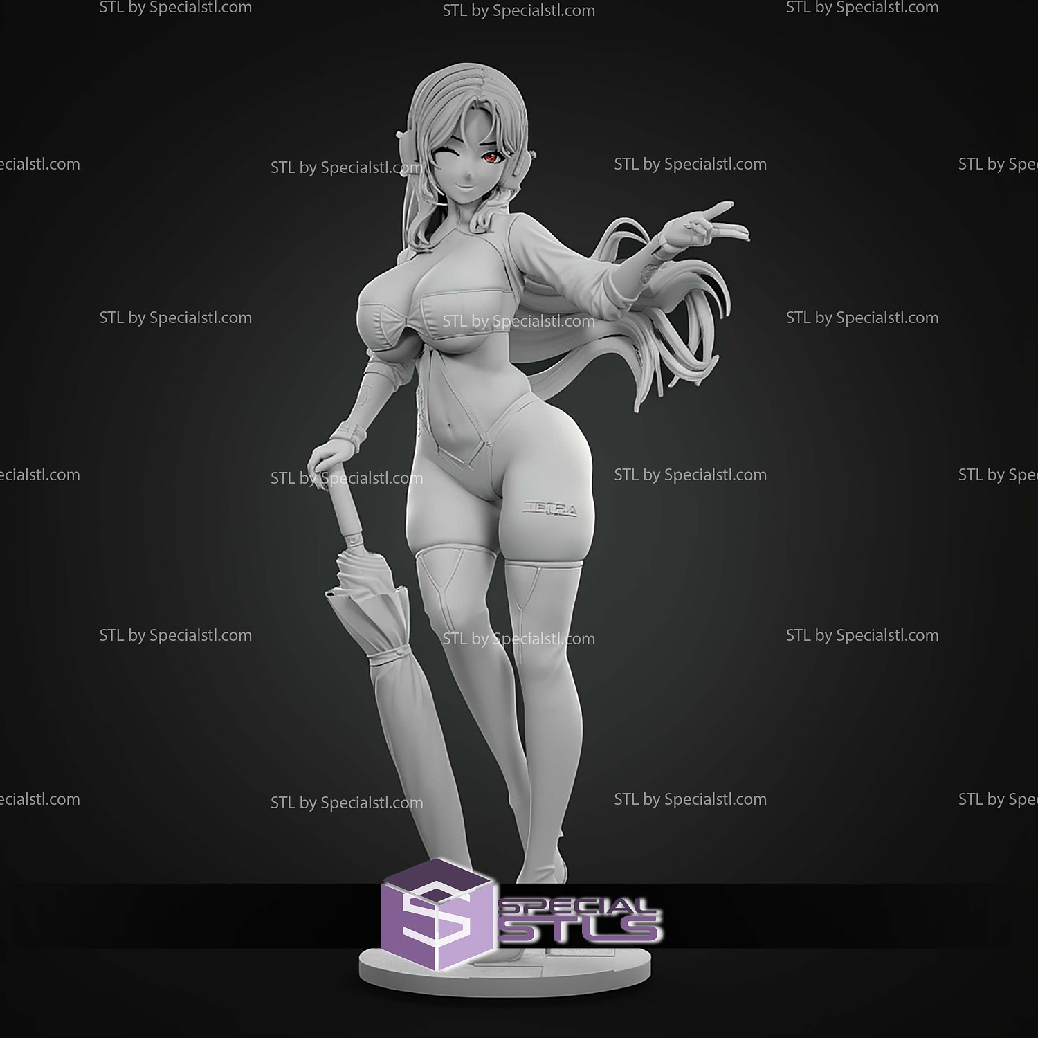 Rosanna Race Queen Nikke 250mm STL Files 3D Model — view 5