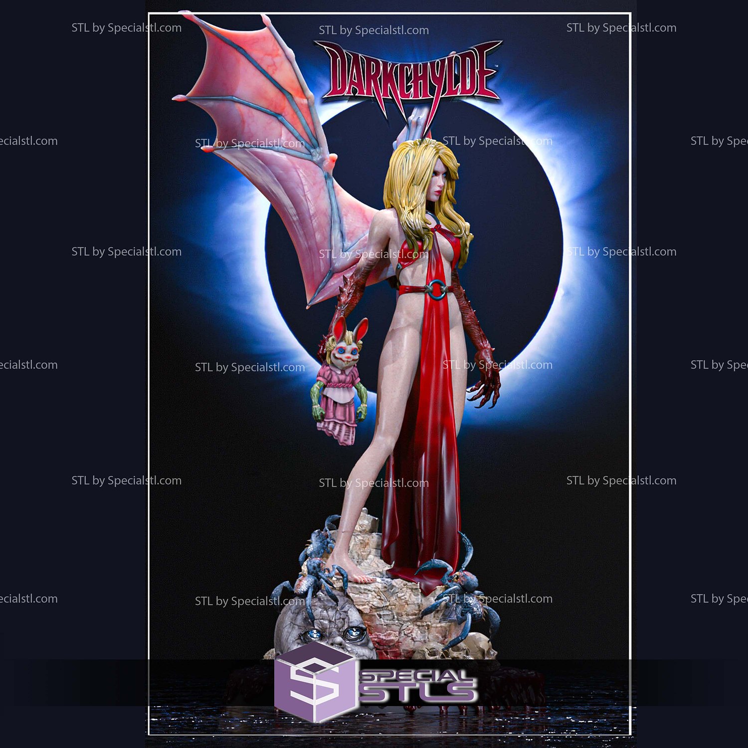 Ariel Chylde Darkchylde 3D Printer Files STL Model — view 2