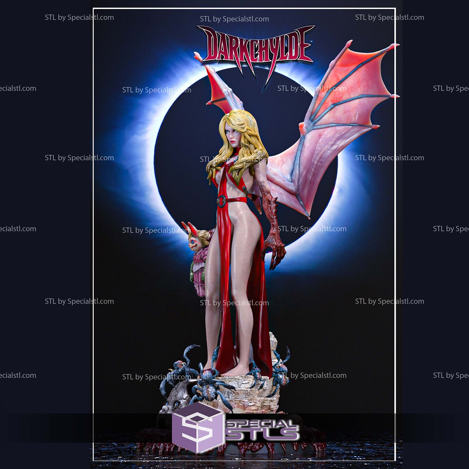 Ariel Chylde Darkchylde 3D Printer Files STL Model — view 4