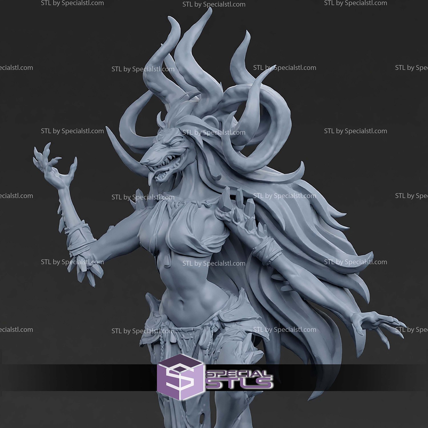 Verminqueen Rhenge 1-12 STL Files 3D Model — view 6