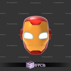 Cosplay STL Files Iron Man and Friends Iron Man Helmet 3D Model — view 1