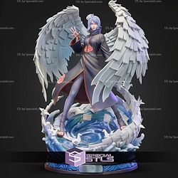 Konan Naruto Akatsuki Paper Angel STL Files 3D Model