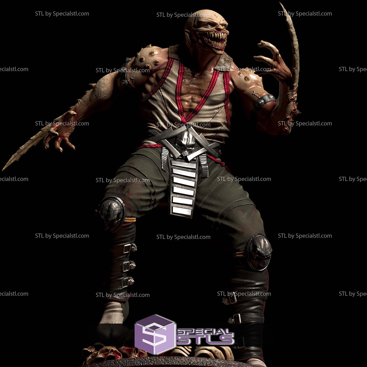Baraka Mortal Kombat 1-8 STL Files 3D Model — view 4