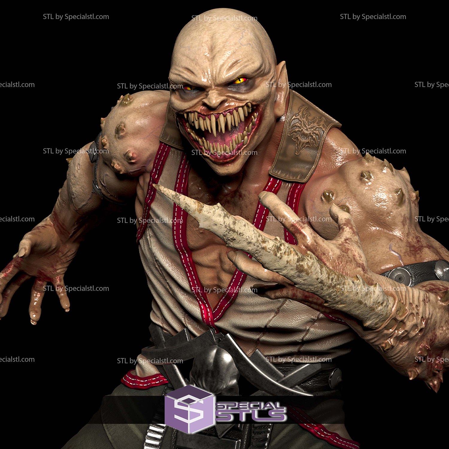 Baraka Mortal Kombat 1-8 STL Files 3D Model — view 5