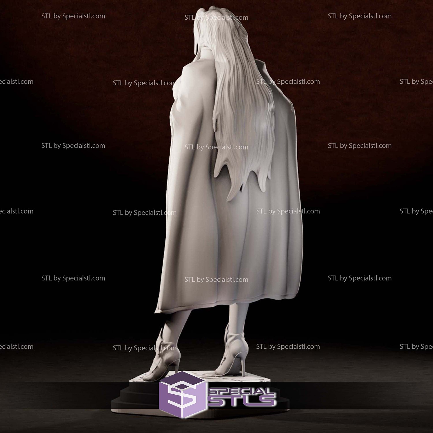 Ingrid Taimanin Murasaki Sculptures 3D Printing STL Model — view 3