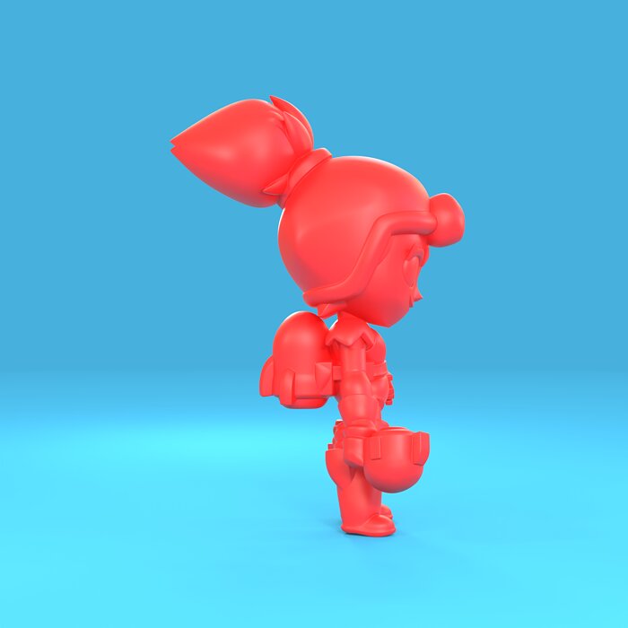 Janet Original - Brawl Stars 3D 3MF Model — view 5