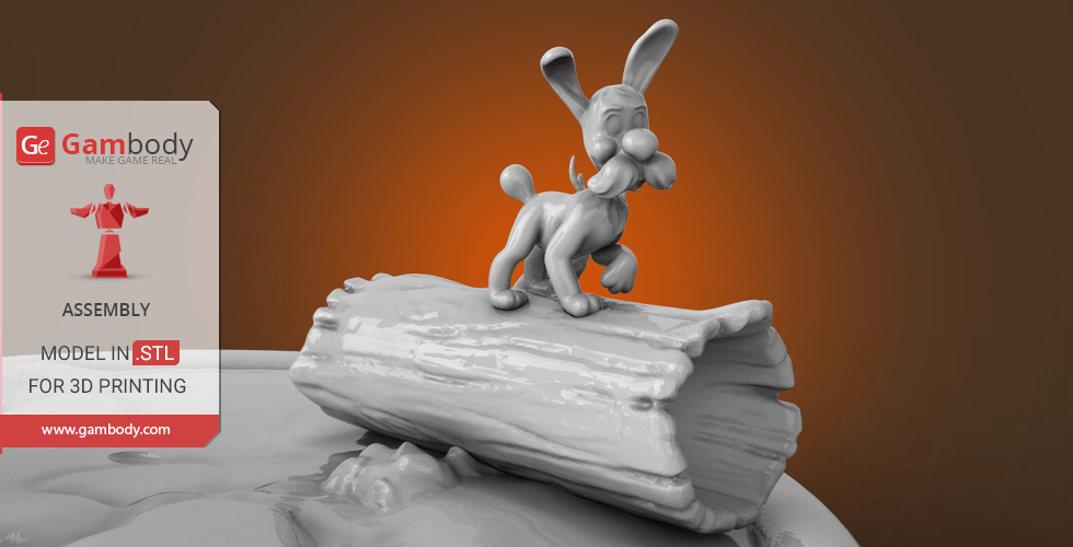 Dogmatix Diorama 3D Printing Model | Assembly STL Model