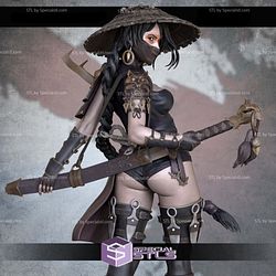 Assassin Ninja Waifu 3D Printer Files STL Model