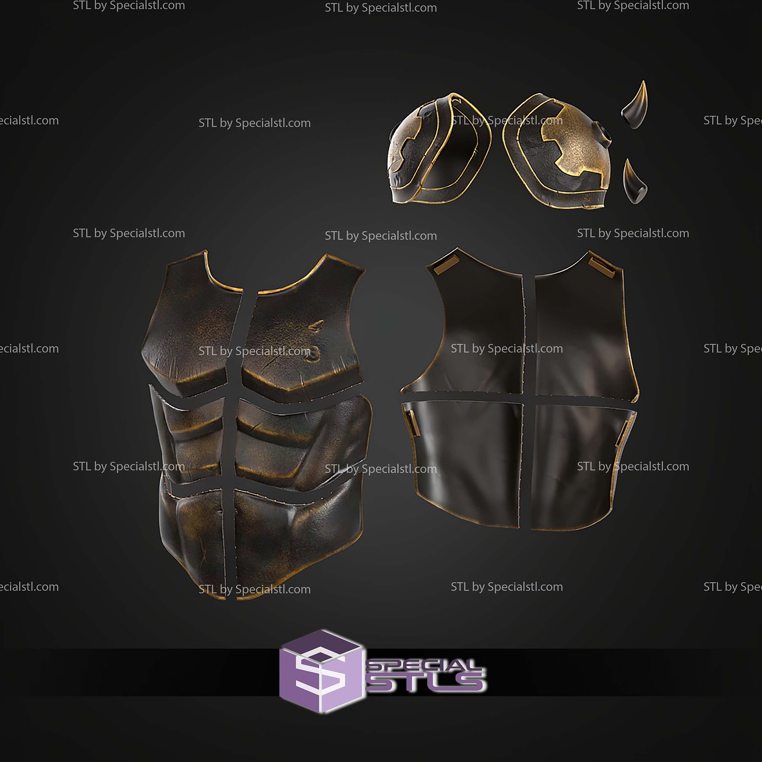 Cosplay STL Files Fallout Centurion Lanius Armor 3D Model — view 2