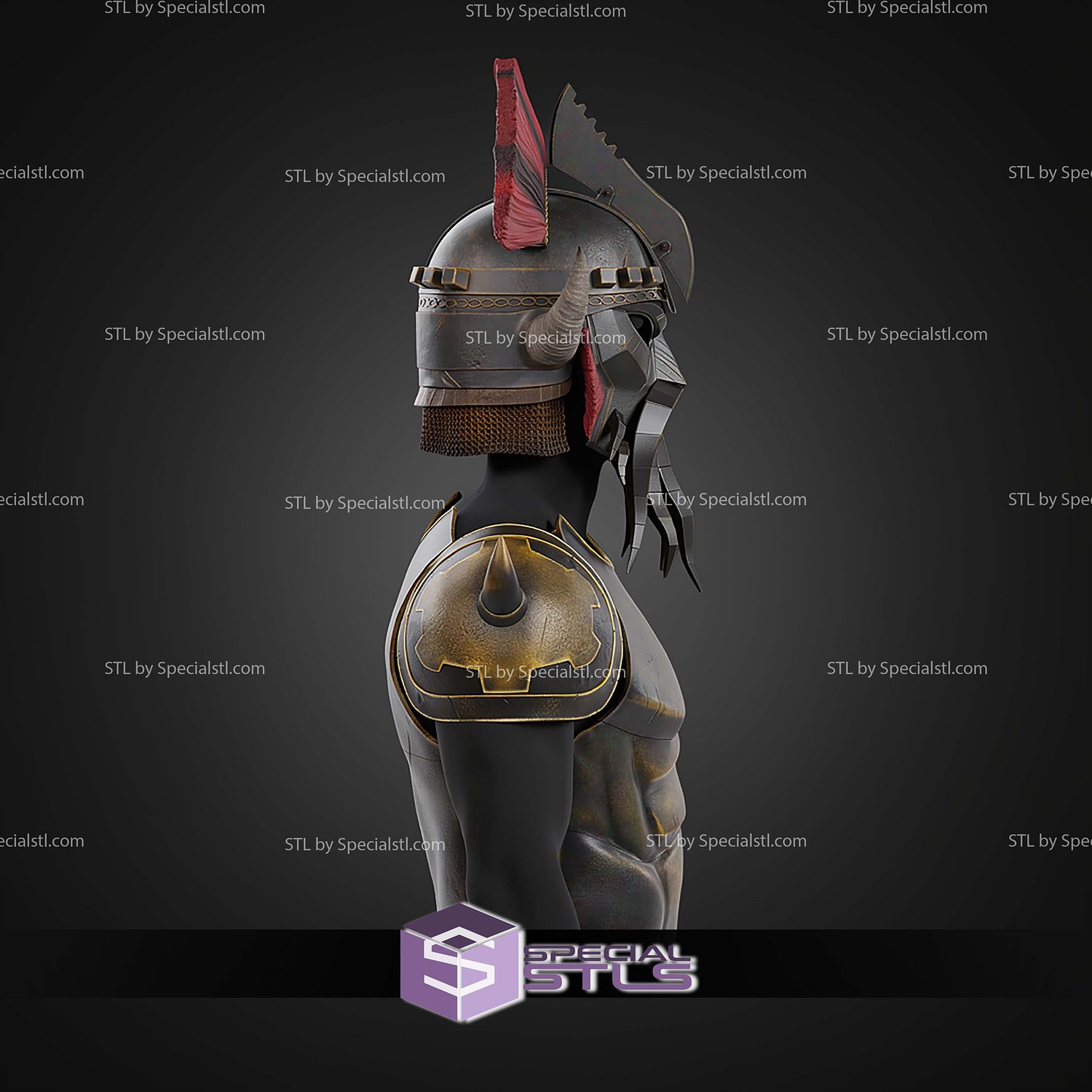 Cosplay STL Files Fallout Centurion Lanius Armor 3D Model — view 4