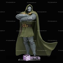 Life Size Dr Doom Statue STL Files 3D Model