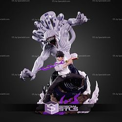 Yuta and Rika Jujutsu Kaisen 280mm STL Files 3D Model