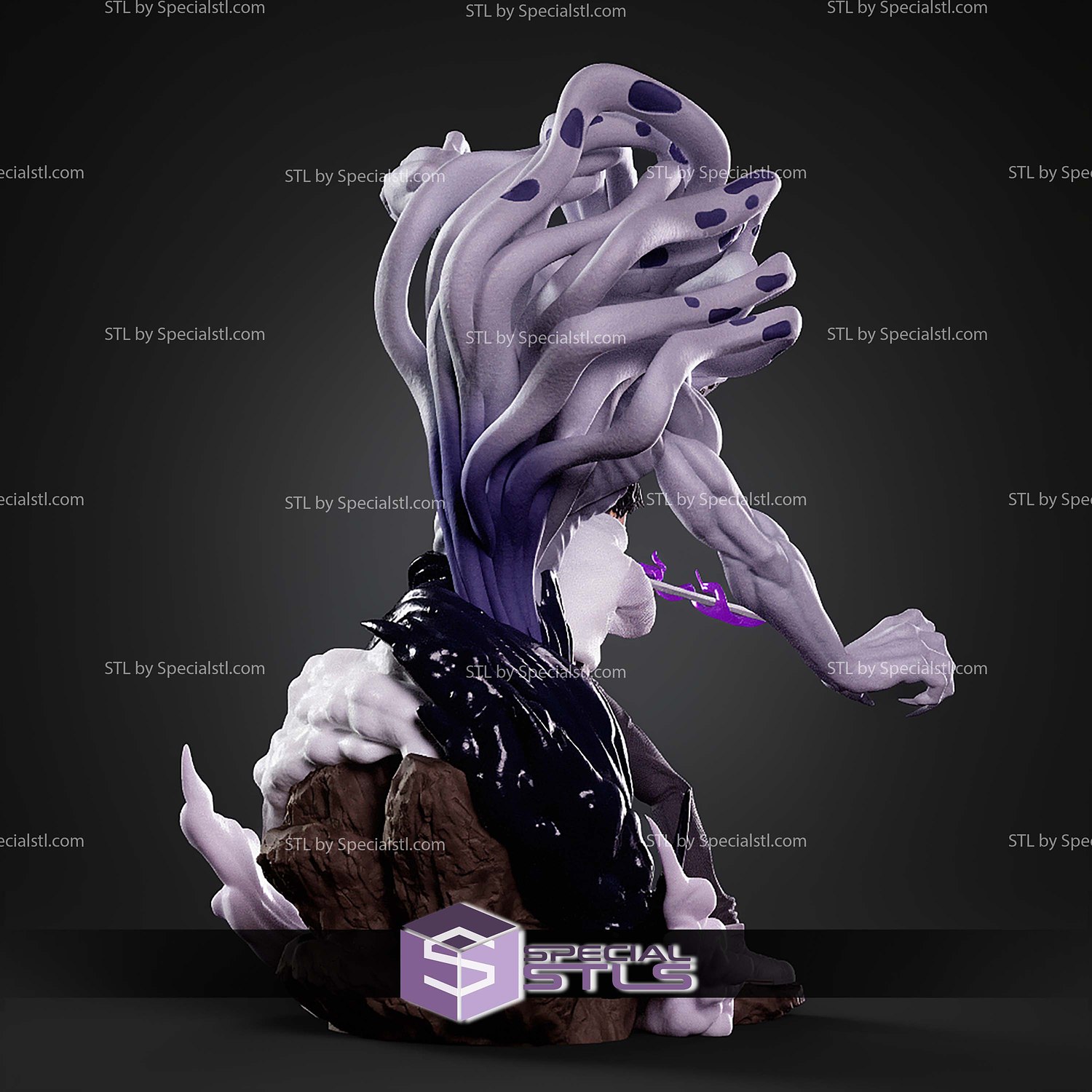 Yuta and Rika Jujutsu Kaisen 280mm STL Files 3D Model — view 3