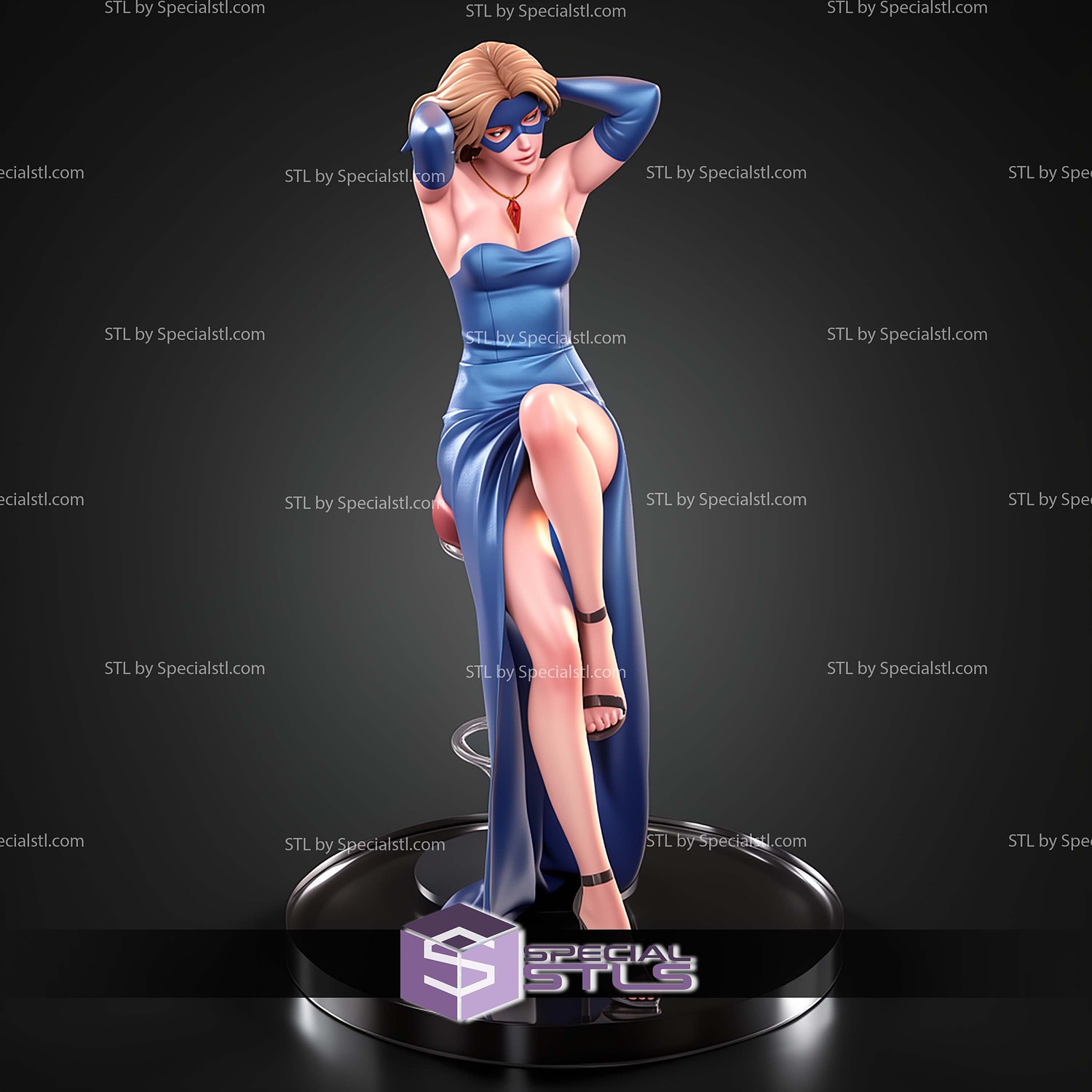 Blonde Blazer Bar 270mm STL Files 3D Model — view 3